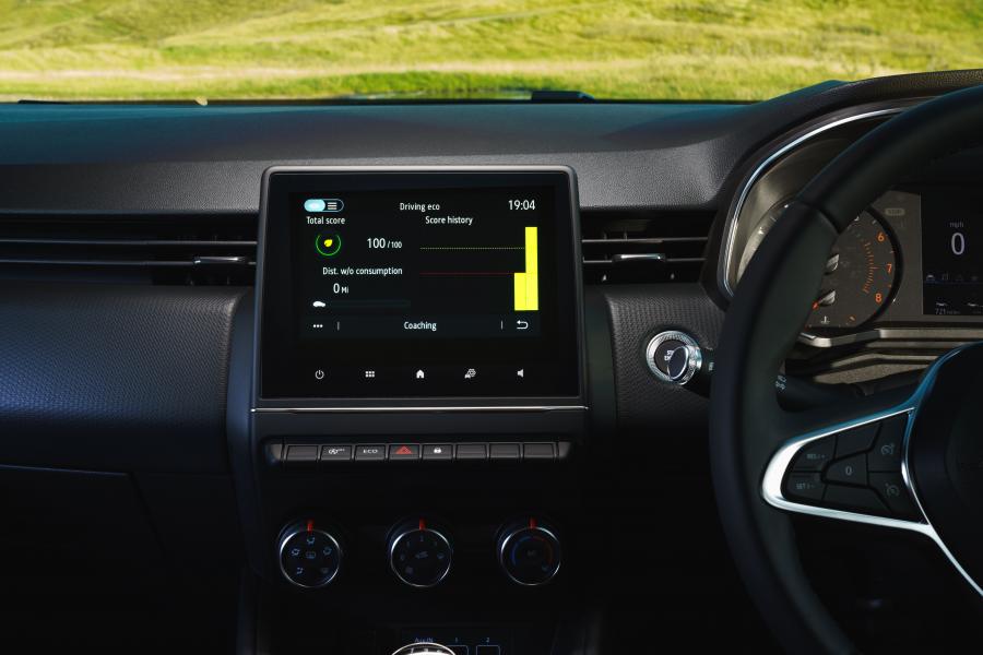 Детали интерьера Renault Clio 2019 года  (UK) (фото 37 из 40)